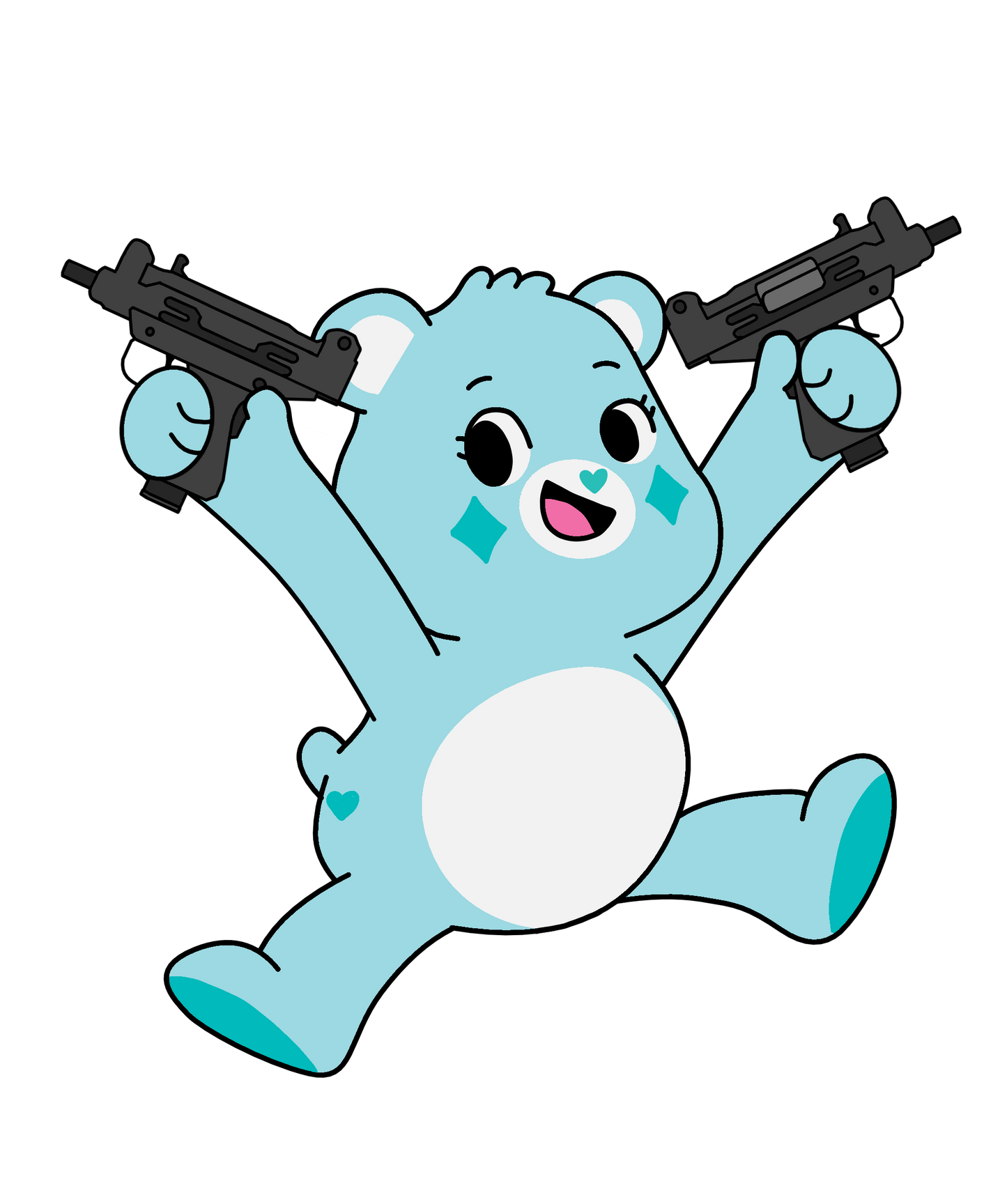 Harm Bears Stickers